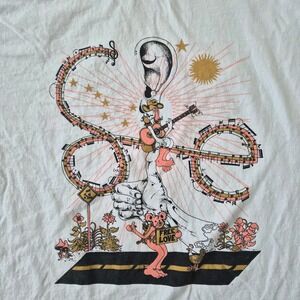 Sylvan Esso Shaking Out The Numb Tour T-Shirt White XL Bayside USA Made Graphic